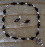 Flore de lis cross set
