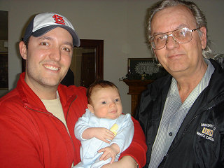 3 generations of Clows: Tim, Jackson, Ken